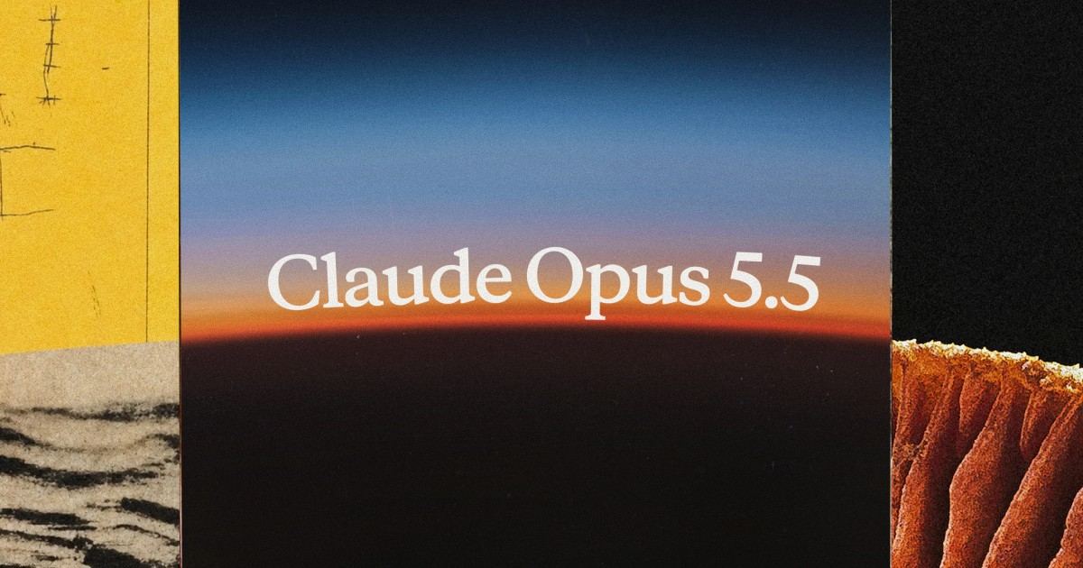 Anthropic 发布 Claude Opus 5.5 公告配图